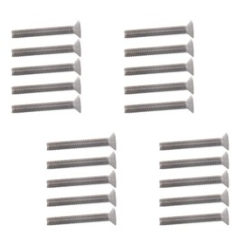 MroMax M3x20 Hardware Nails Zinc Plating Crosshead Machine Screws - Cross Countersunk Head Screw Bolts 100pcs