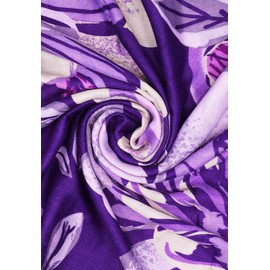 QUEEN HELENA SC22-1 Women's Winter Scarf, SC22-1 Purple