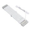 24 Pin RGB Power Extension Cable Kit ARGB 18AWG Silver