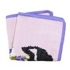 Faylor Handkerchief Hand Towel, Ladies, Miss Flower, Lilac, Violet, 9.8
