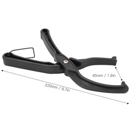 Bicycle Tyre Pliers Mountain Bike Tyre Pliers Bicycle Tyre Pliers Install for Bicycle Tyres Mounting Pliers Repair Tool Level Bicycle Tyre Lever Disassembly Clamp Tools (Black)