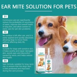 Corrector De Verrugas De Perro 20ml, Rápido Y Eficaz