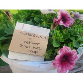 From the Ridge Homemade Artisan Tallow & Goat Milk Soap - Sandalwood & Vetiver - 1 Bar