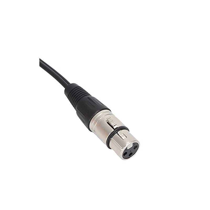 Cable de Audio de 1 XLR Hembra a 2 Macho,