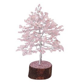 Rastogi Handicrafts Gemstone Lucky Tree Feng shui decorative Showpiece Vastu Carnelian Stone Table Decor