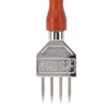 Ice Chipper 304 Stainless Steel Ice Crusher with Wooden Handle