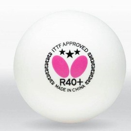 Butterfly Table Tennis Practice Ball White 3-Star Pack of 6