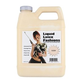 Liquid Latex Flesh 32 Fl Oz - Liquid Latex Face and Body Paint, Make Scars and More!