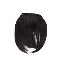Beavorty Clip En Flequillo Postizo Para Mujer Flequillo Frontal De Cabello Sintético Extensión De Cabello Con Clip Fácil De Usar Para Uso Diario