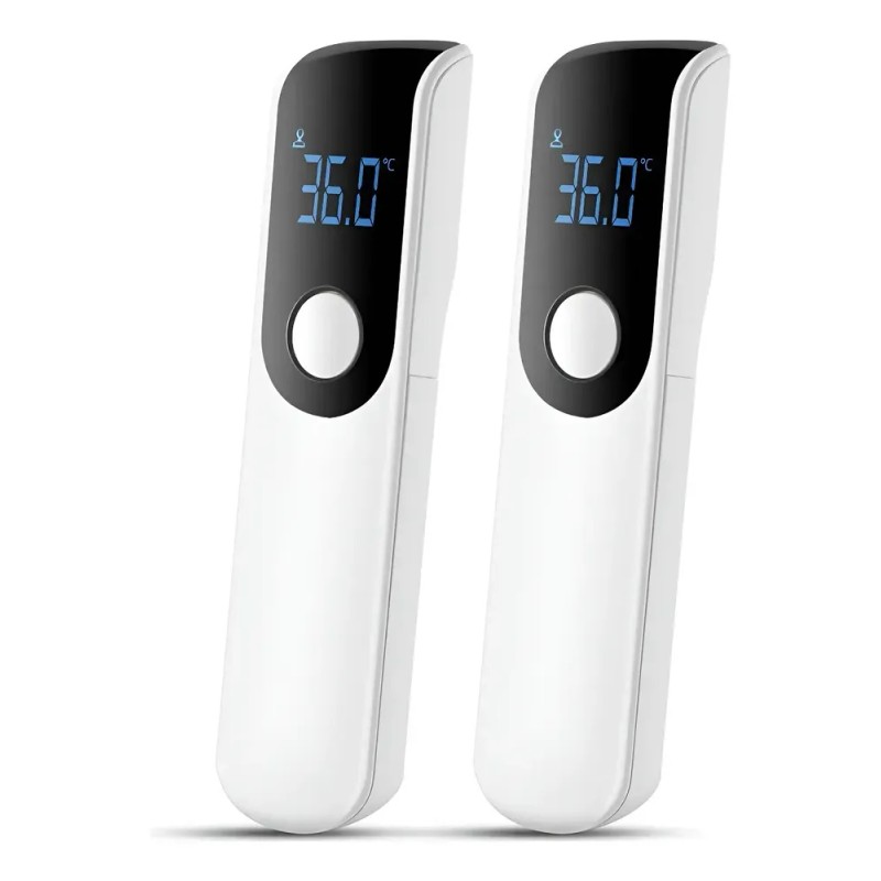 2pcs Termómetros Digitales Infrarrojos Con Medición De Tempe