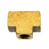 1/8" NPT Female - Machined TEE Fitting Three-way Air Compressor
