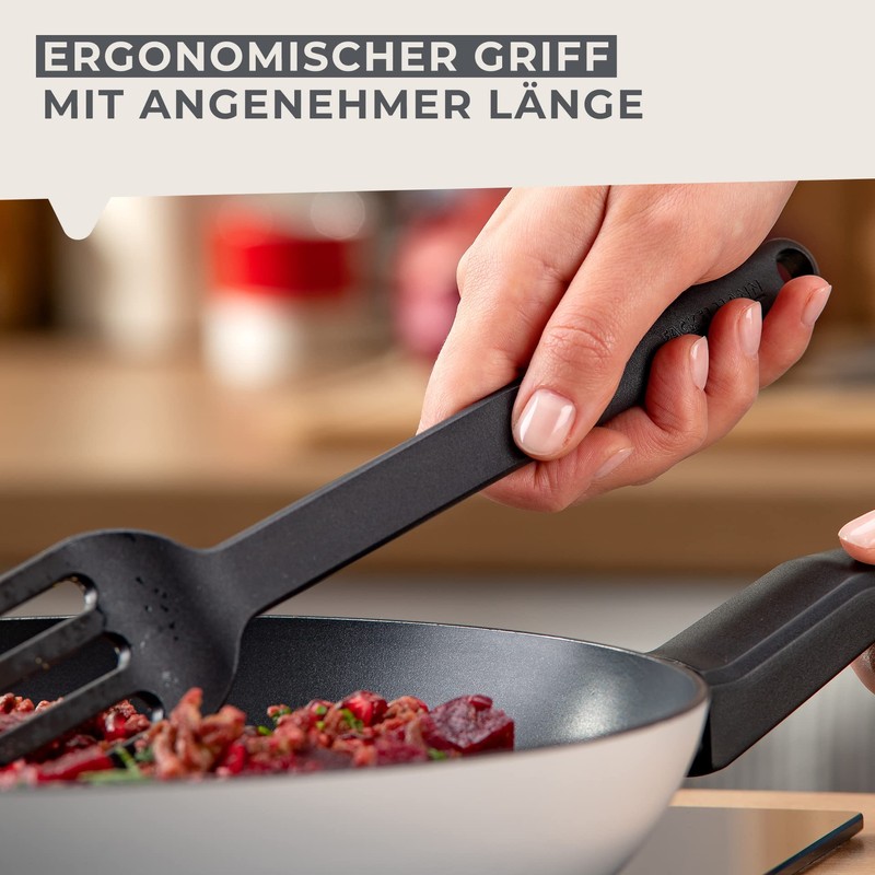 Fackelmann Statement Plastic Cooking Fork - Kitchen Fork with Ergonomic