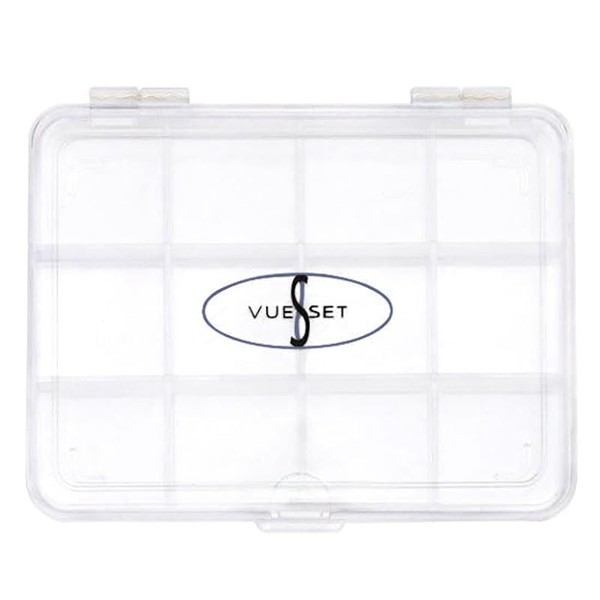 Vueset Viking Jack, Empty Makeup Palette Case made for Depotting Makeup/Creams into a Transparent Container, 12 Sections