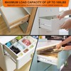 18 inch Drawer Slides 4 Pairs (8pcs) 3 fold Full