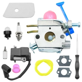 Anxingo 545081848 Carburetor Tune Up Kit, Replacement for Husqvarna 128C 128CD 128L 128LD 128R 128RJ Trimmer, Replaces 545130001 545046701