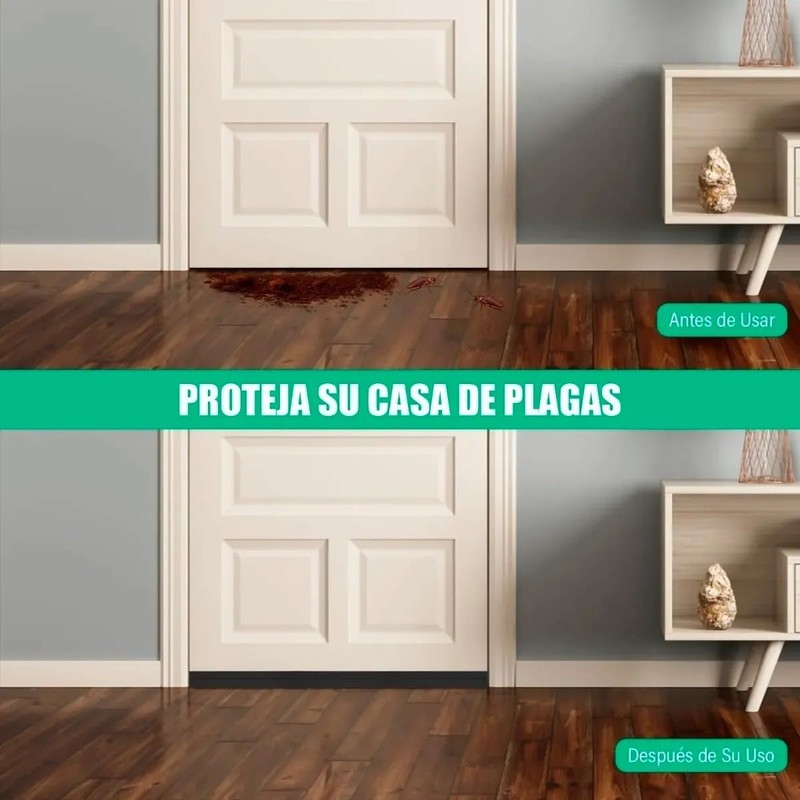 VERALY.MX | Tira Guardapolvo Sellado de Silicona para Puertas y