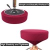 HuaLiSiJi Stool Covers Round 30-40cm/12-15.7" Round Bar Stool Covers, Luxurious