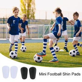 liuchanghe 2 Pairs Mini Shin Pads, Small Shin Pads for Football, Shin Pads for Men, Women, Children & Girls
