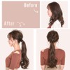 AQUADOL Wgt806-A-MBG Wig, Ponytail, Mixed Long, Curly, Magic Pony, Pony,
