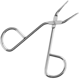 Sliver Professional Scissor Handle Eyebrow Tweezer Slant Tip Tweezer Flat Tip Tweezers Hair Plucker Pliers Beauty Tools for Women and Men, Straight Tip Hairgripping Eyebrow, Tweezers