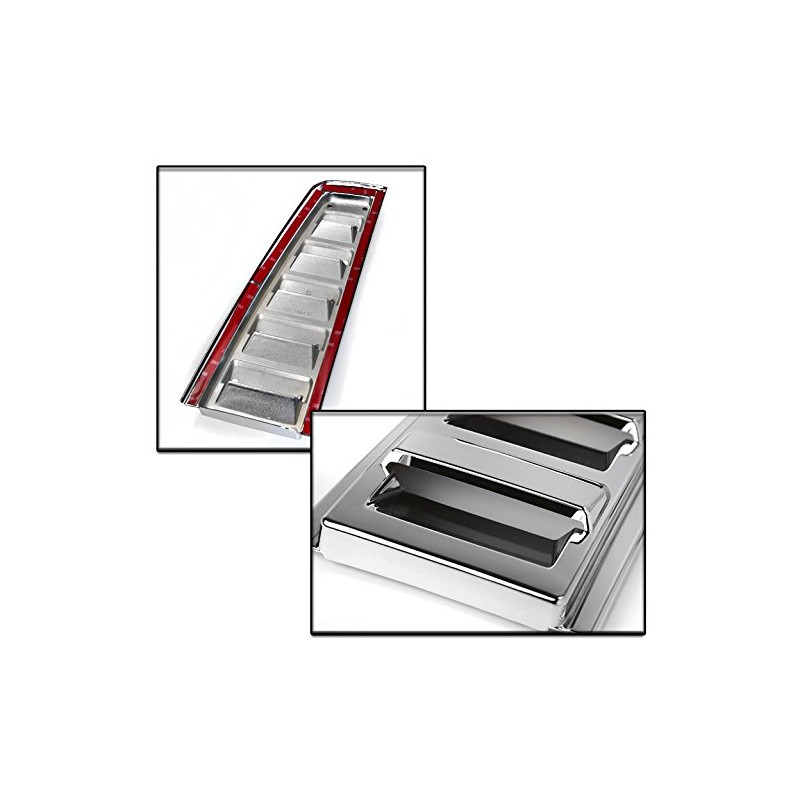 ZMAUTOPARTS Rear Upper Tail Light Lamp Vent Cover Guard Trim