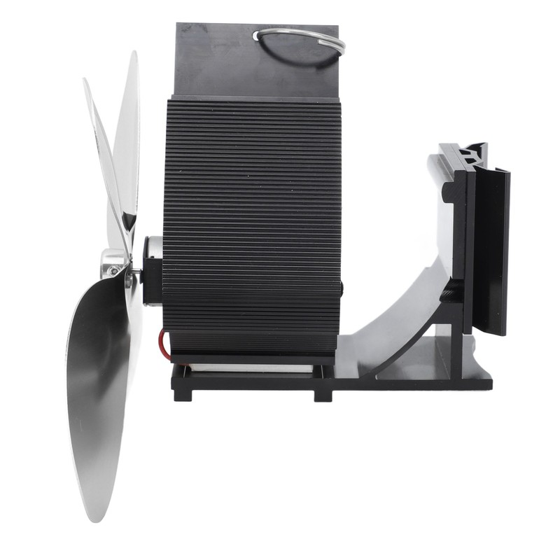 Wall Mounted Fireplace Fan 4 Blade Heat Powered Wood Stove