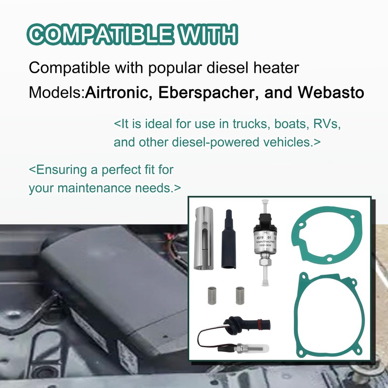 Complete Glow Plug Heater Repair Kit for Espar Airtronic D2