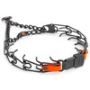 Herm Sprenger Black Stainless Steel Dog Collar with Quick Release