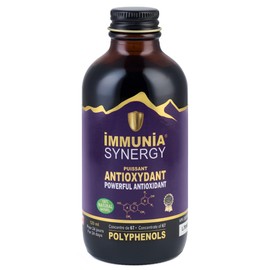 Immunia SYNERGY - Elderberry Supplement for Immune System Support - Powerful Natural Antioxidant. POLYPHENOLS: Anthocyanins, Quercetins. Elderberries from Canada.