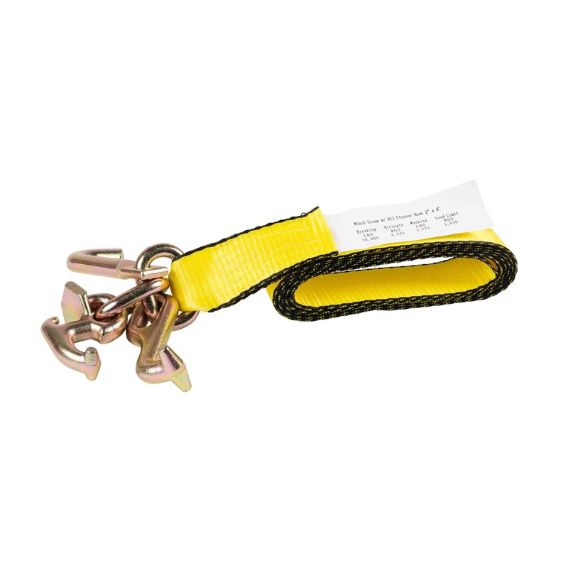 Mytee Products (2 Pack 2" x 8' Recovery Winch Strap