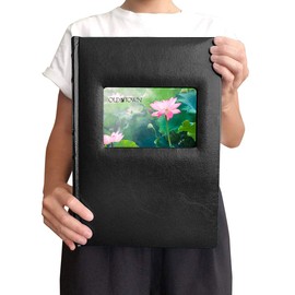 Old Town Bonded Leather Photo Album, 2 Pack (3up, Black)