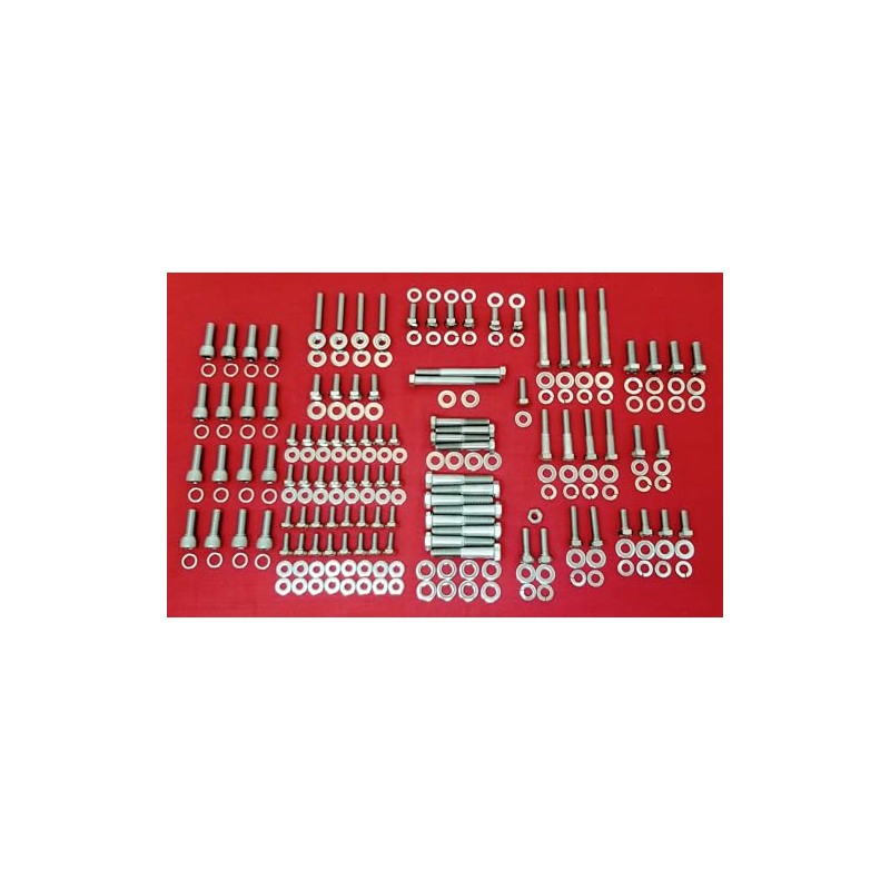 Alloyboltz- Compatible with SBF Ford 351M 400M Engine Stainless Steel