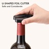 Electric Wine Opener Set, Automatic Corkscrew Rechargeable with Vacuum Stoppers,