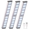 RXWLKJ Rechargeable Motion Sensor Led Lights Under Counter Closet Lighting