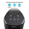 Comfort Zone Oscillating Portable Tower Fan with Remote, 40 inch,