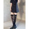 Eukkis Women's Over Knee Socks, 2 Pairs High Socks, Thigh