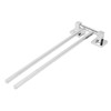 Stainless Steel Towel Rack Bar 180° Rotatable Towel Bathrobe Hanger