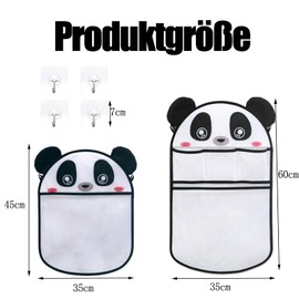 6 teiliges Badewannenspielzeug Aufbewahrungsset, Netz Haken Set zur Organisation von Badespielzeug für Babys und Kinder, Praktische Netz badewannenspielzeug für die Badewanne