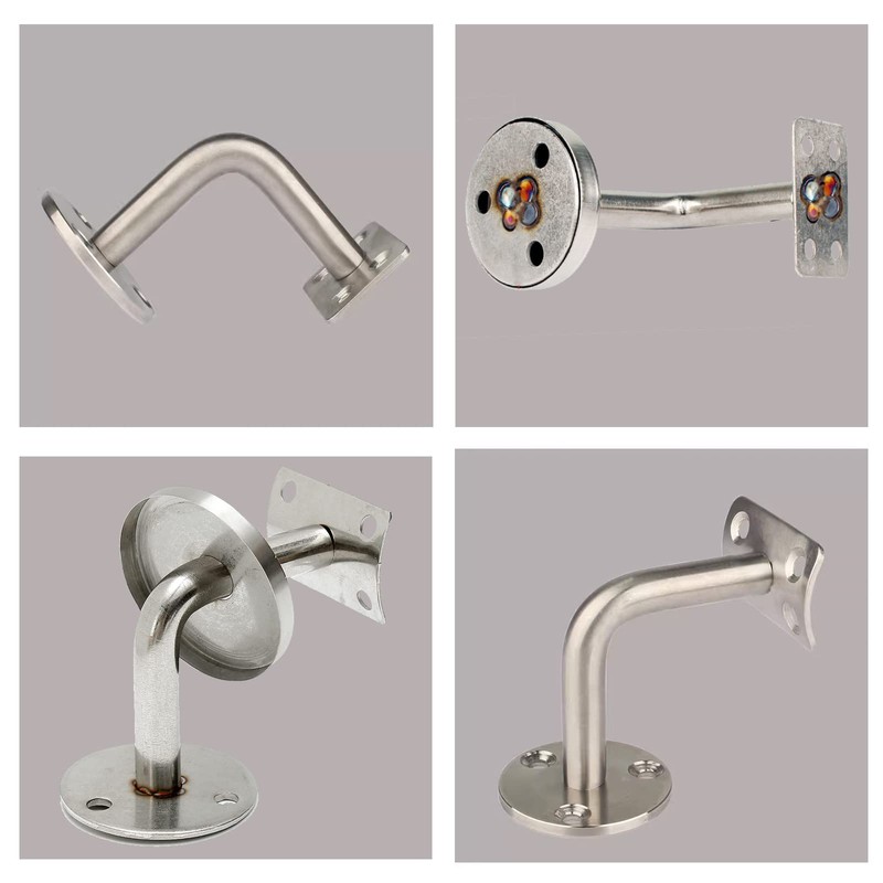 Handrail Holder, Stainless Steel Handrail Bracket, Handrail Attachment, for Stair