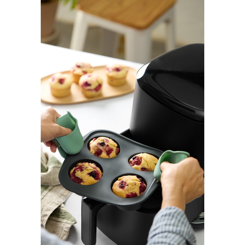 Lékué Stampo per muffin per friggitrice ad aria, 4 cav