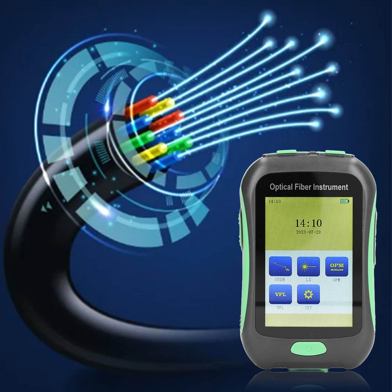 Optical Time Domain Reflectometer 3.5in Touchscreen OTDR 5 in 1
