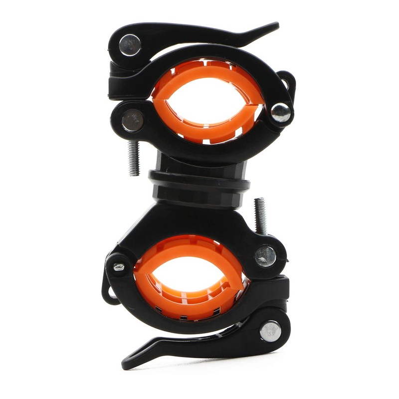 Rowiz Flashlight Holder, 360 Degree Rotation Bicycle Bike LED Light
