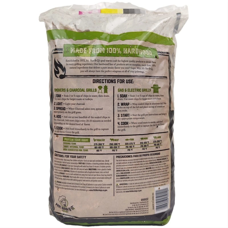 Mr. Bar-B-Q 1.6 lb Apple Smoking Wood Chips for BBQ