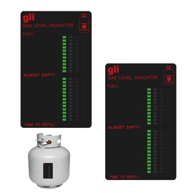 2 Stück Magnetische FüLlstandsanzeige, 22-Stufen-Skala Gasflaschen Füllstandsanzeige, Füllstandsanzeige Gasflasche für Propan-Gas, Butan Gasflaschen Gaskocher und Gasanzeiger