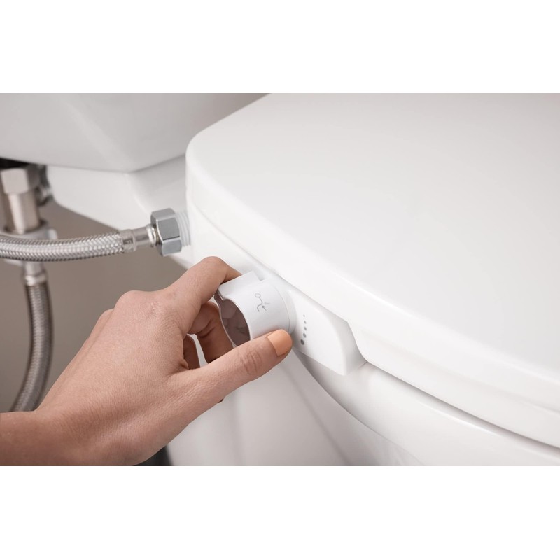 Moen EB500-R 2-Series Standard Non-Electronic Bidet Seat for Round Toilets,