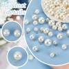 PH PandaHall Pack of 80 Pearl Pendants in 4 Sizes
