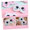 minkissy Plush Eye Mask Blindfold for Naps and Light Blocking
