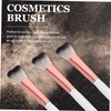 WOONEKY 3pcs Portable Nose Makeup Brush Contour Brush Highlighter for