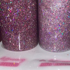 IT GIRL holographic body sets All-in-one Set Organic Hydrating Silicone Free - Color and scent: Peony rose pink holographic