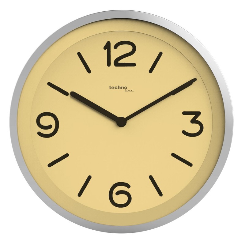 Technoline WT 7400 Super Chic Modern Wall Clock with Night